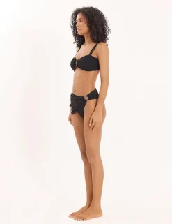 Ring Detail Tie Side Bikini Bottoms