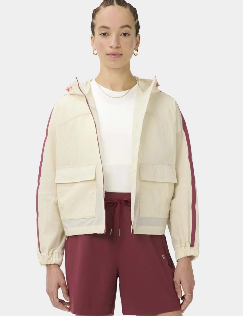 Ripstop Lightweight Hooded Sports Jacket