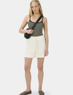 Riviera Geometric Cut Out Scoop Neck Swimsuit