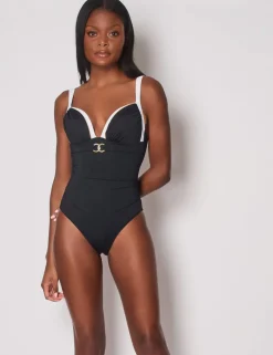 Riviera Tummy Control Ruched Padded Swimsuit