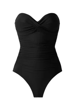 Rock Solid Madrid Underwired Padded Firm Tummy Control Smoothing Bandeau Swimsuit