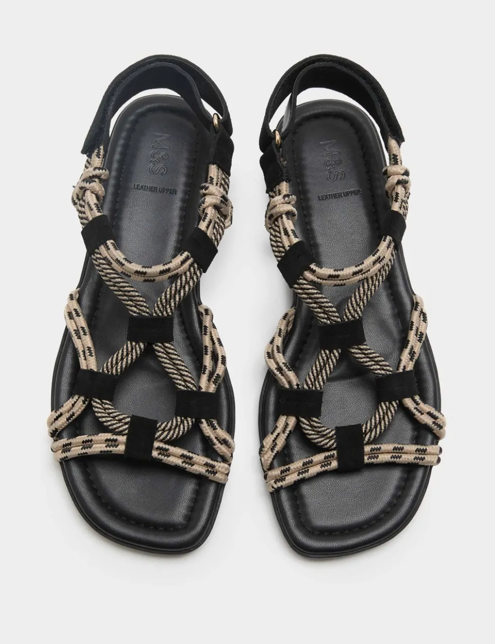 Rope Detail Strappy Gladiator Sandals