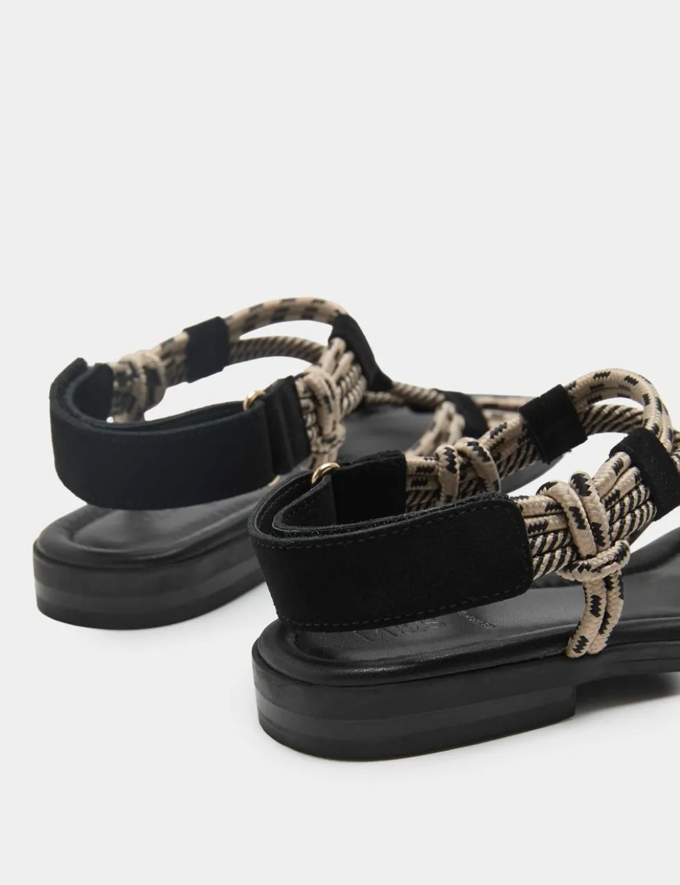 Rope Detail Strappy Gladiator Sandals