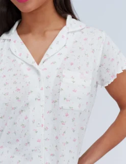 Rosebud Pointelle Shortie Set