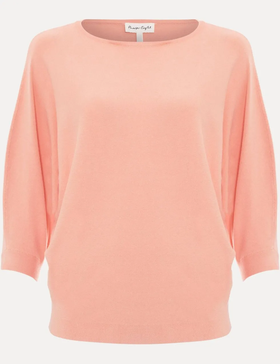 Round Neck Batwing Sleeve Jumper