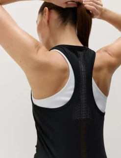 Round Neck Laser Cut Vest Top
