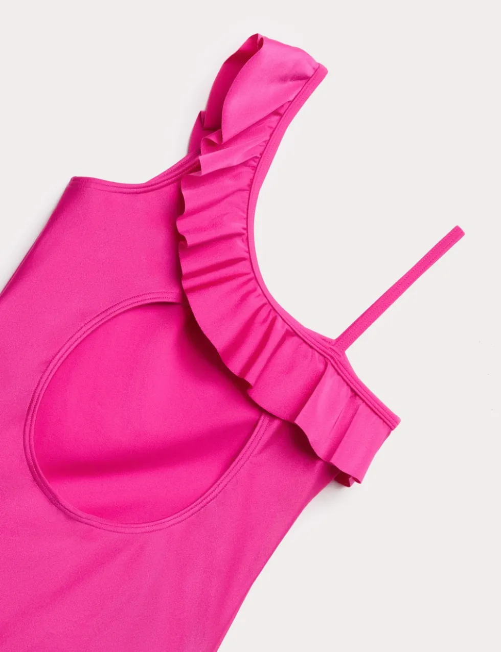 Ruffle One Shoulder Swimsuit (6-16 Yrs)