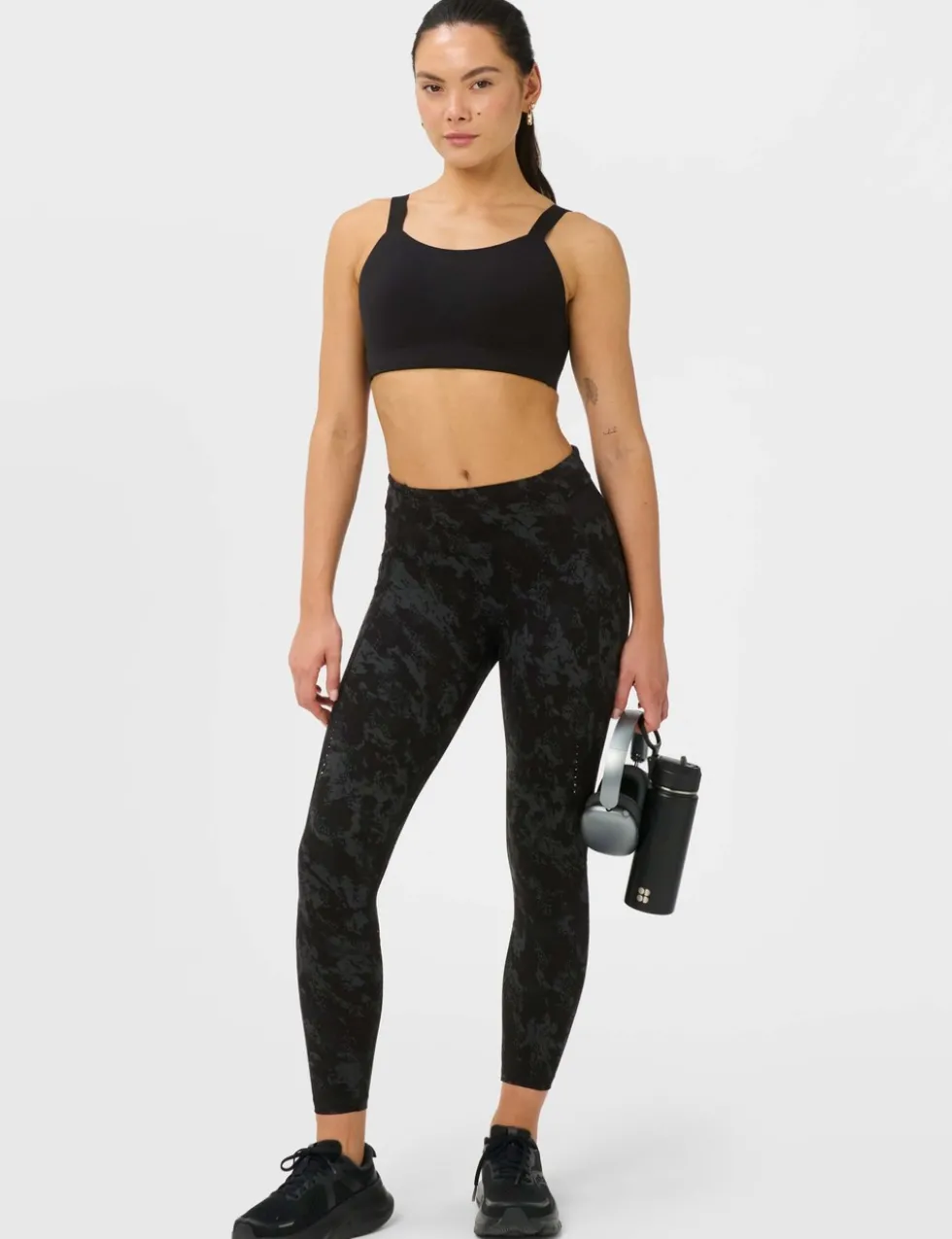 Runners Printed High Waisted 7/8 Leggings