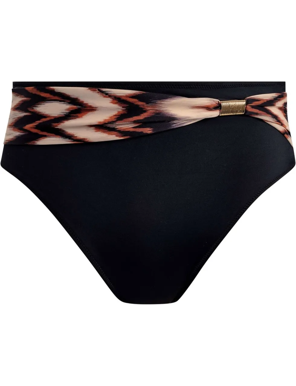Sabana Striped High Waisted Bikini Bottoms