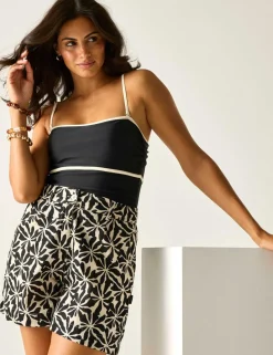 Sabelle Lyocell Blend Floral Shorts