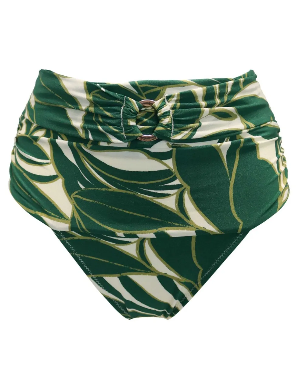 Samoa Printed High Waisted Bikini Bottoms