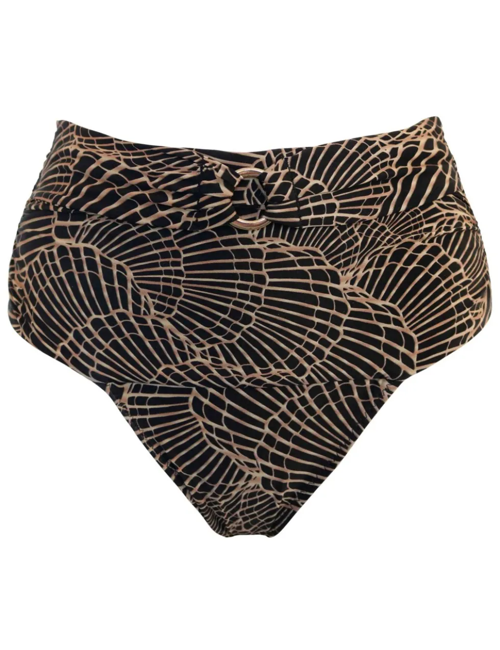 Samoa Printed High Waisted Bikini Bottoms