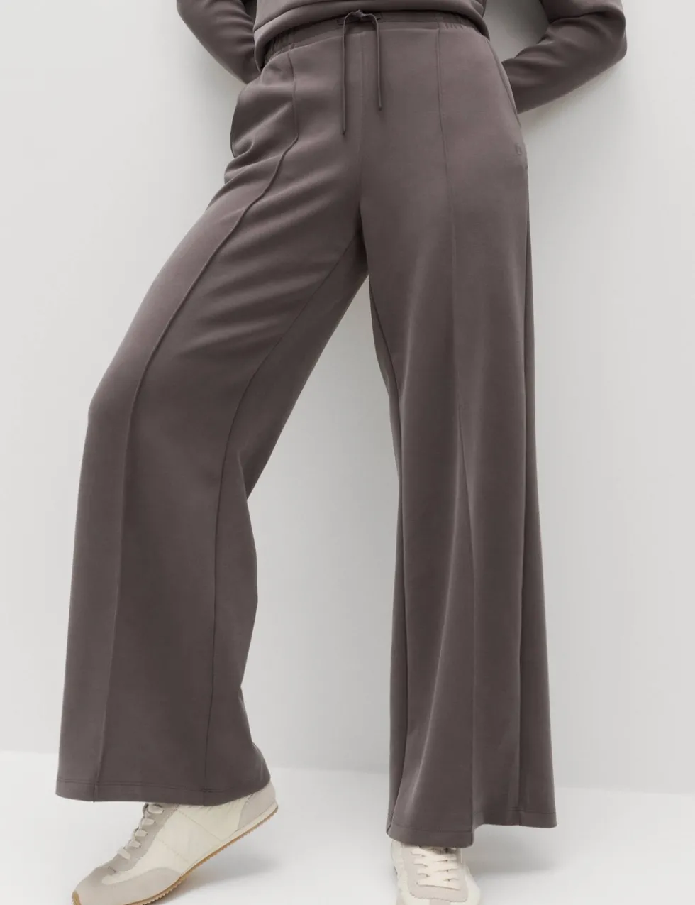 Sand Wash High Waisted Wide Leg Joggers
