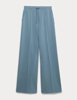 Sand Wash High Waisted Wide Leg Joggers