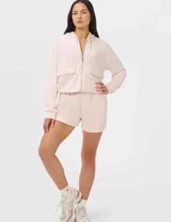 Sand Wash Modal Blend Cropped Hoodie