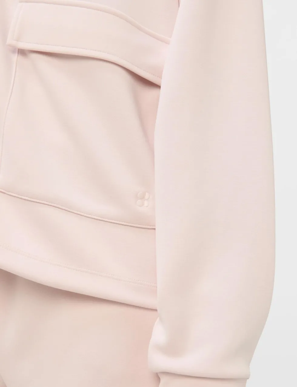 Sand Wash Modal Blend Cropped Hoodie