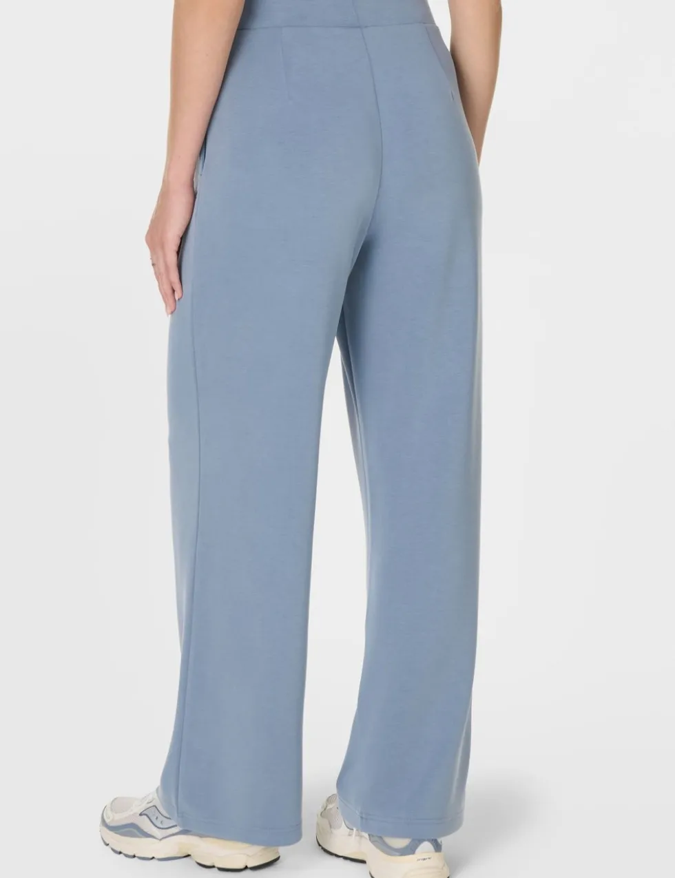 Sand Wash Modal Blend Wide Leg Trousers