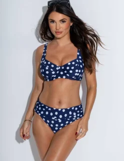 Santa Monica Polka Dot Foldover Bikini Brief