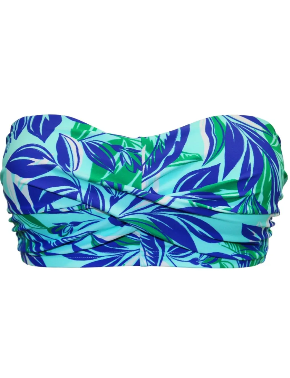 Santa Monica Printed Bandeau Bikini Top