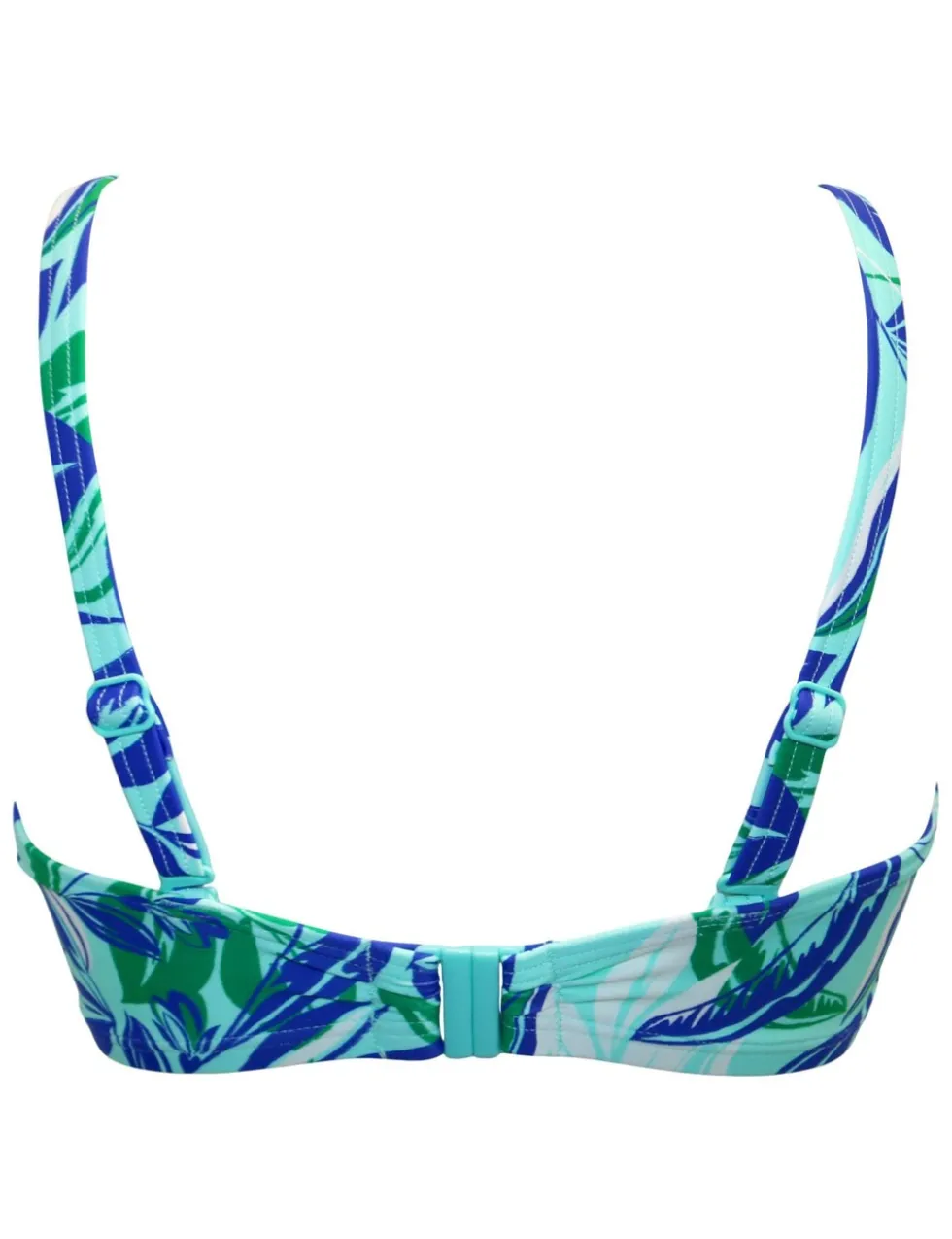Santa Monica Printed Bandeau Bikini Top