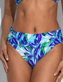 Santa Monica Printed Foldover Bikini Bottoms