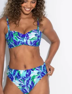 Santa Monica Printed Foldover Bikini Bottoms