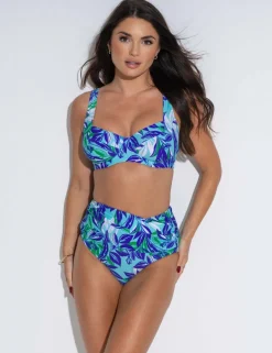 Santa Monica Printed Super High Waist Control Brief