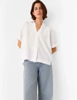 Sasha Collared V-Neck Shirt