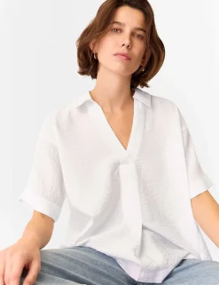 Sasha Collared V-Neck Shirt
