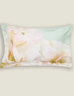 Sateen Gardenia Floral Bedding Set