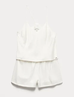 Satin Cami Shortie Pyjama Set