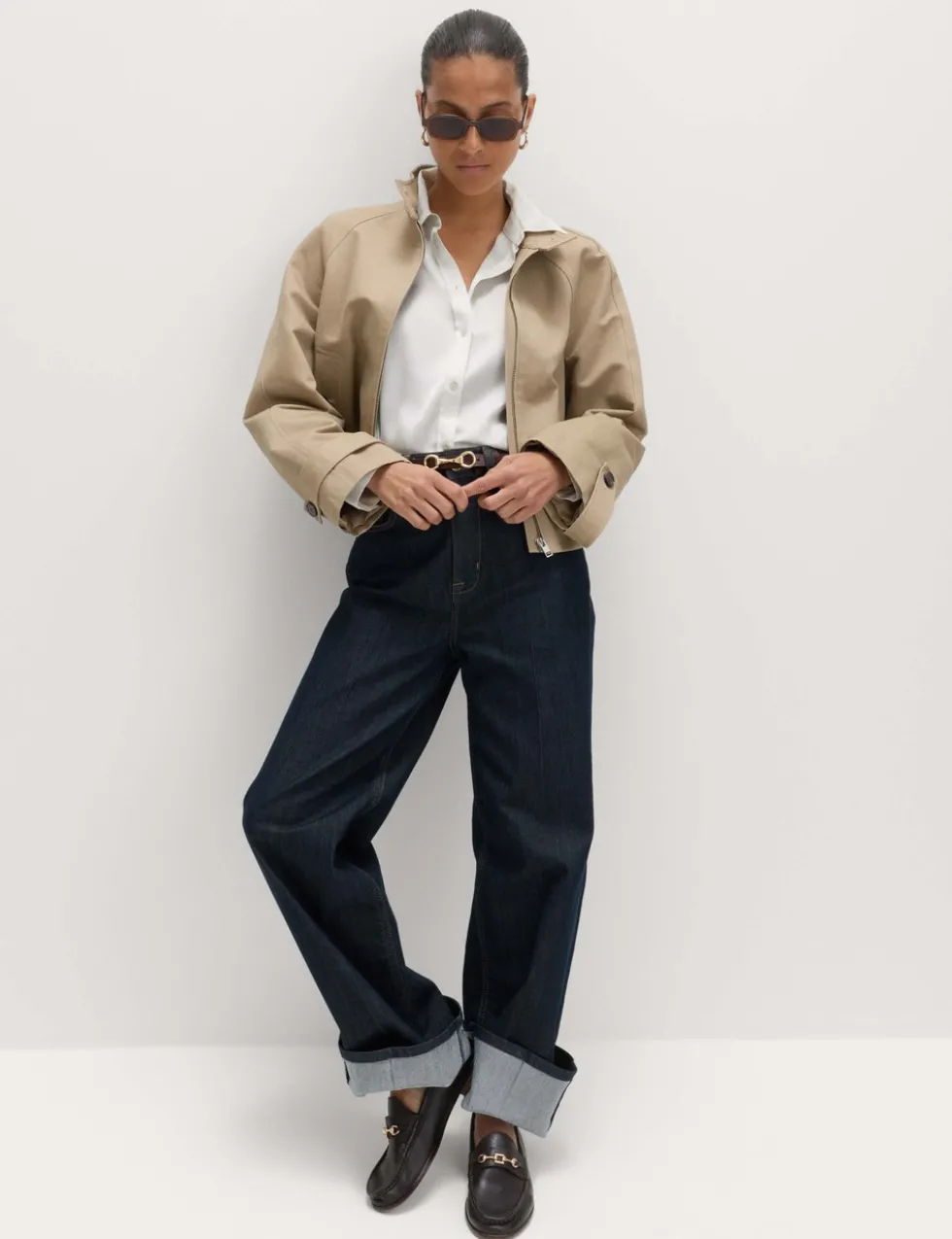 Satin Collared Shirt