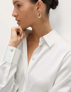 Satin Collared Shirt