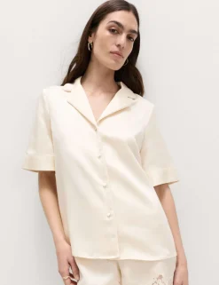 Satin Collared Shirt