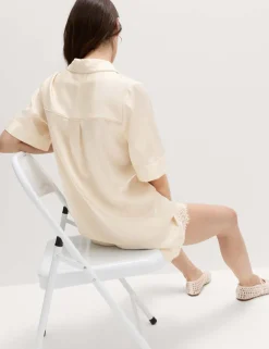 Satin Collared Shirt