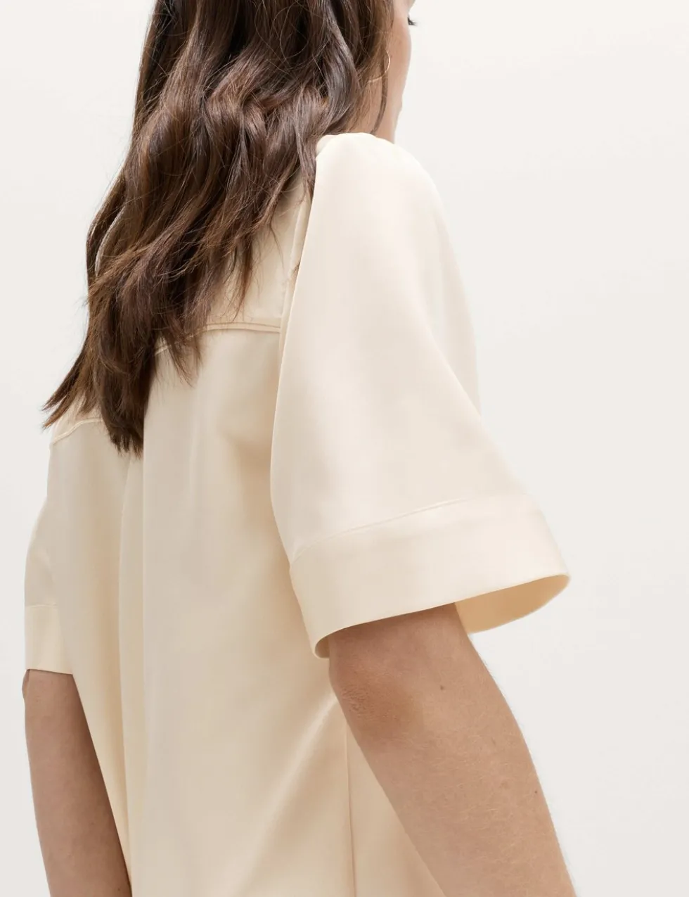Satin Collared Shirt