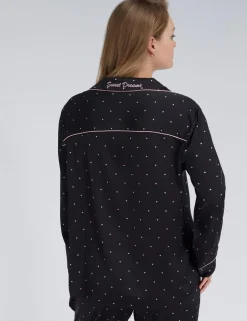 Satin Heart Pyjama Set