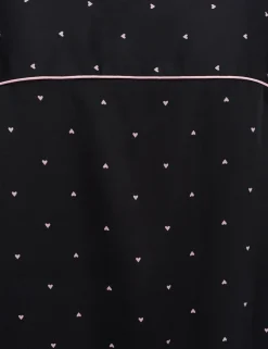 Satin Heart Pyjama Set