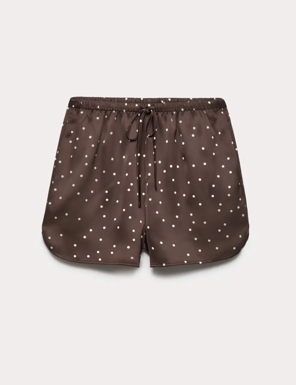 Satin Polka Dot Printed Shorts
