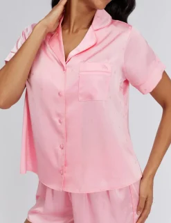 Satin Polka Dot Short Pyjama Set