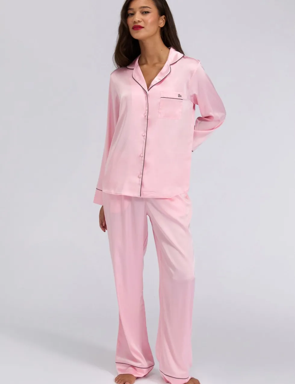 Satin Pyjama Top