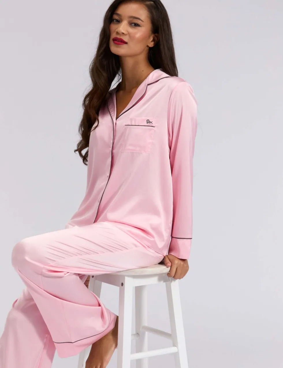 Satin Pyjama Top