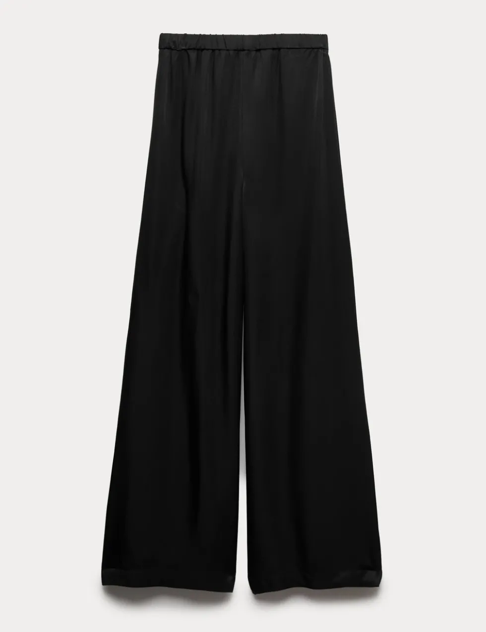 Satin Wide Leg Trousers