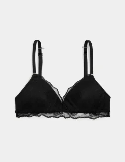 Savannah Lace Non Wired Plunge Bra (A-E)