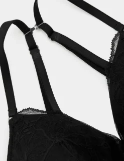 Savannah Lace Non Wired Plunge Bra (A-E)