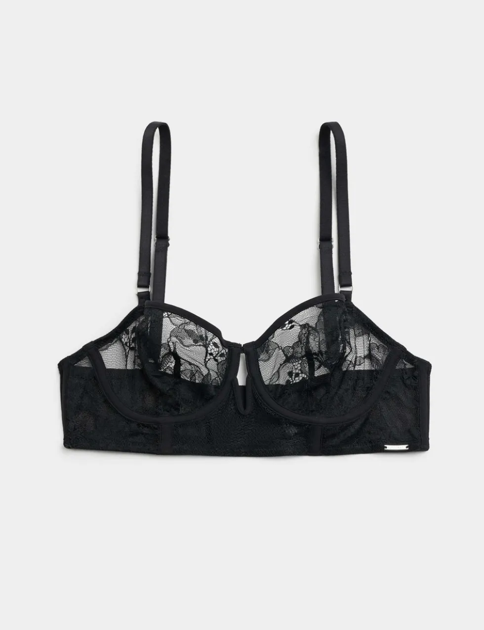 Savannah Lace Wired Longline Balcony Bra (A-E)