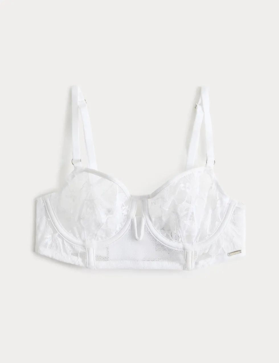 Savannah Lace Wired Longline Balcony Bra (A-E)