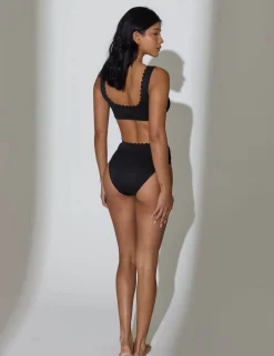 Scallop High Waisted Bikini Bottoms