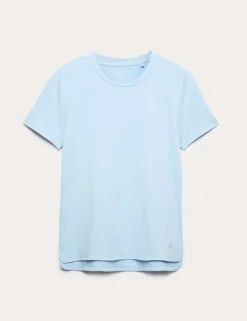 Scoop Neck Fitted T-Shirt