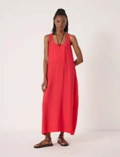 Scoop Neck Maxi Column Dress